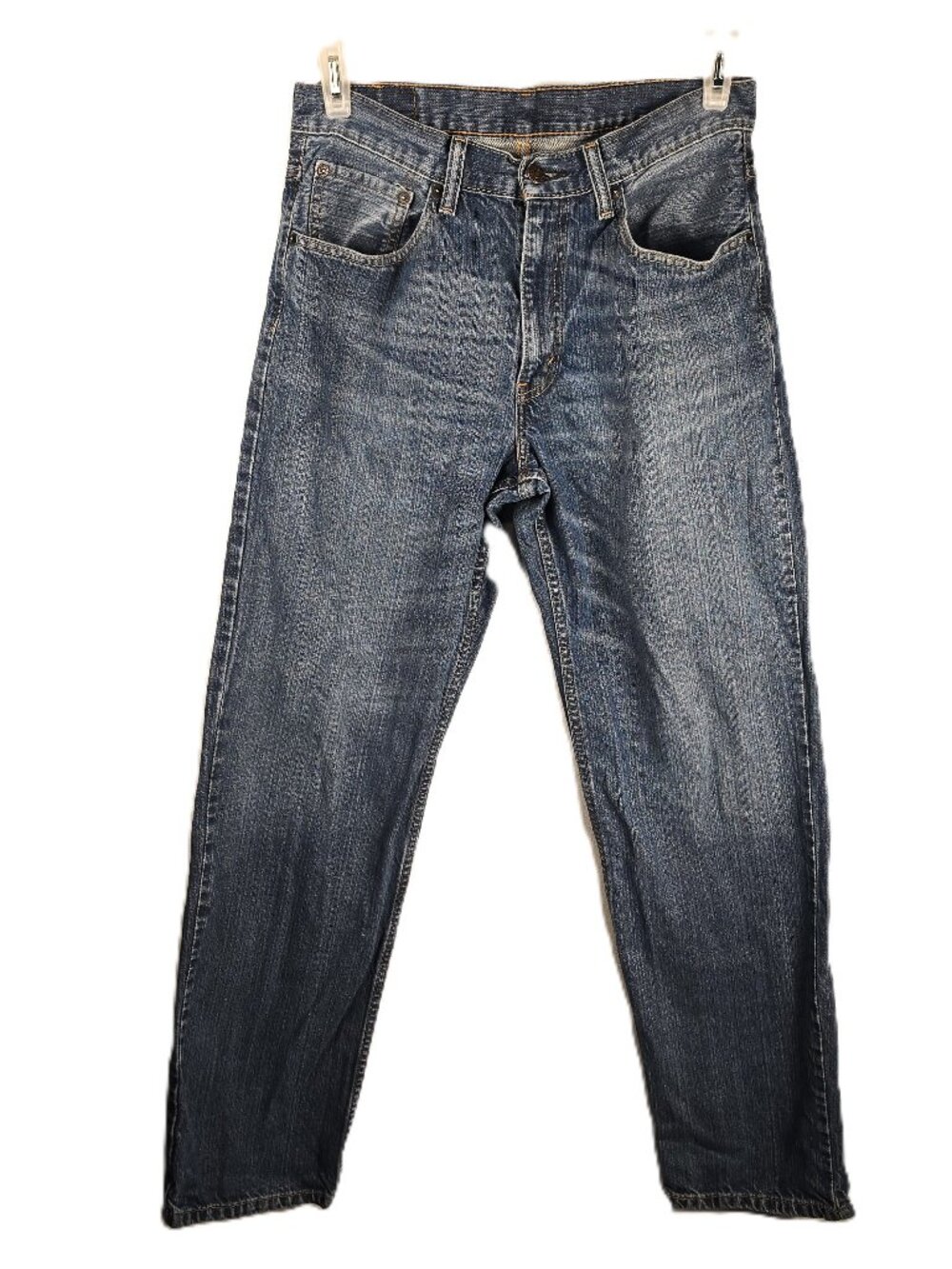 Levis Mens 550 Jeans 32 x 34 Relaxed Fit Medium Denim Wash Straight Leg 5-Pocket